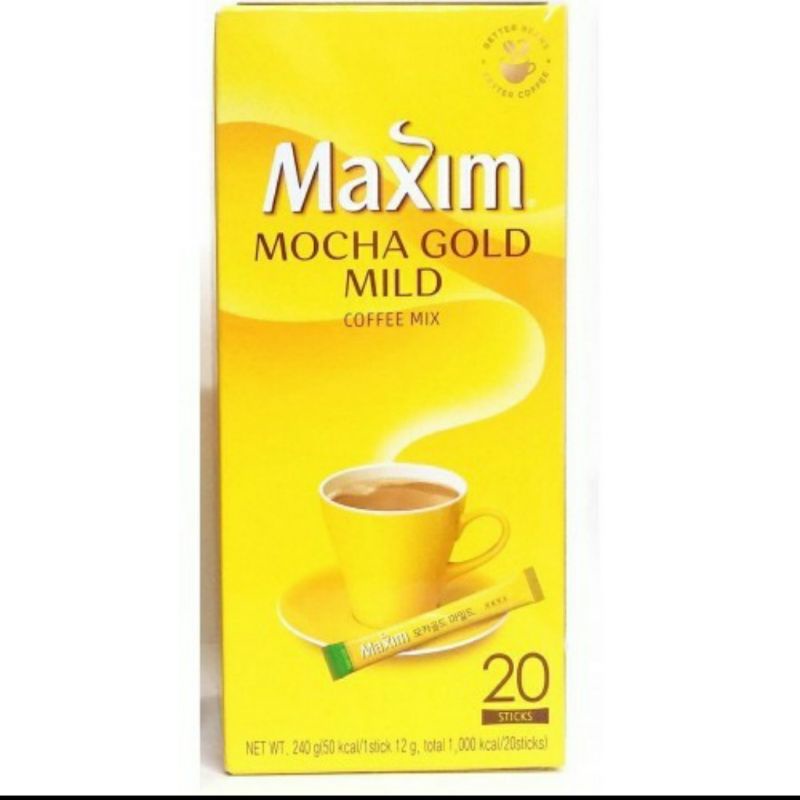 

Kopi Maxim Mocha Gold 20 Sachet