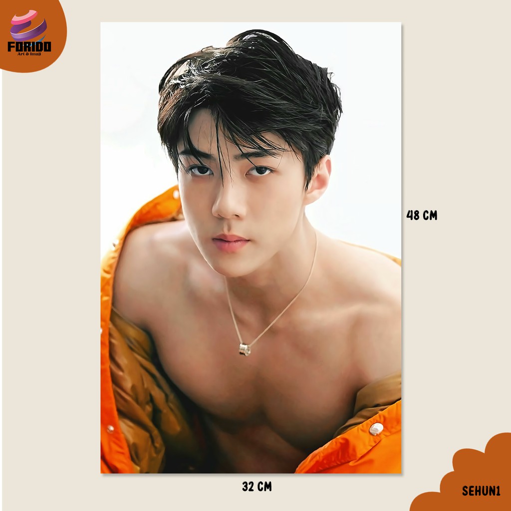 

Poster EXO Sehun Ukuran A3 dan A4