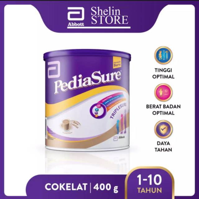 

PEDIASURE TRIPLESURE COKLAT 400Gr