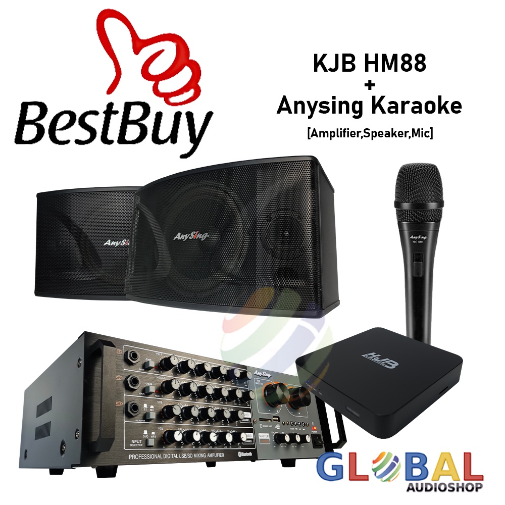 Paket streaming karaoke KJB HM88 Anysing AK887 HM-88 HM 88 AK-887
