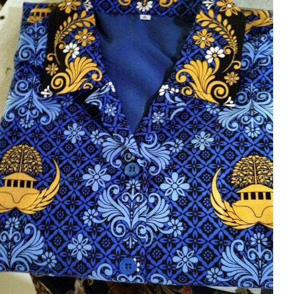 Modern.. SERAGAM KORPRI TERBARU 2022 PRIA WANITA KERAH HITAM STANDAR PEMERINTAH FURING/NON FURING SI