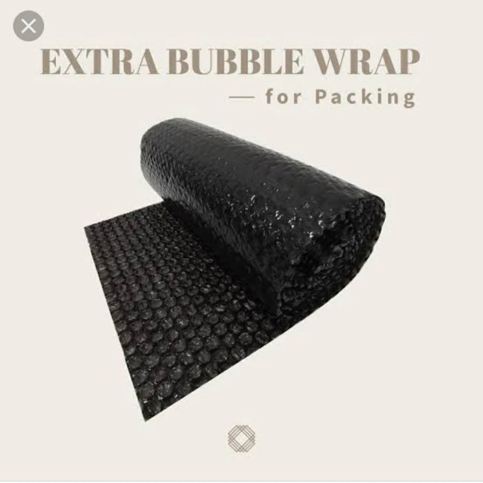 

extra bubble wrap tambahan packing