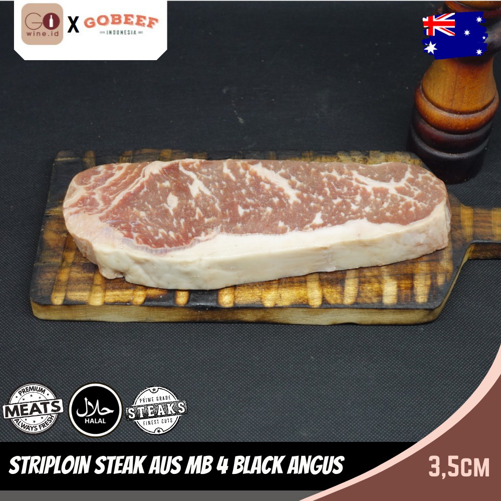 Sirloin Steak Australia MB 4 Beef Steak Wagyu Empuk Juicy