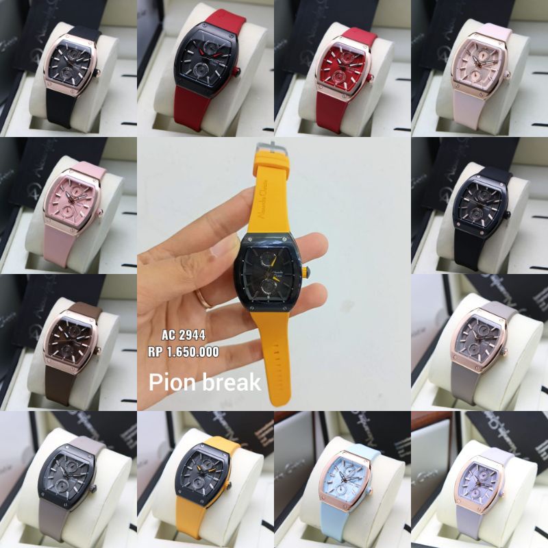 JAM TANGAN WANITA ALEXANDRE CHRISTIE AC2944 | AC 2944 RUBBER LADIES ORIGINAL