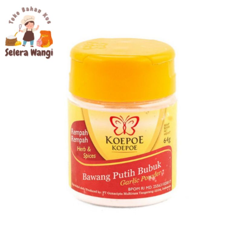 

KOEPOE - KOEPOE GARLIC POWDER 64 Gr Bawang Putih Bubuk