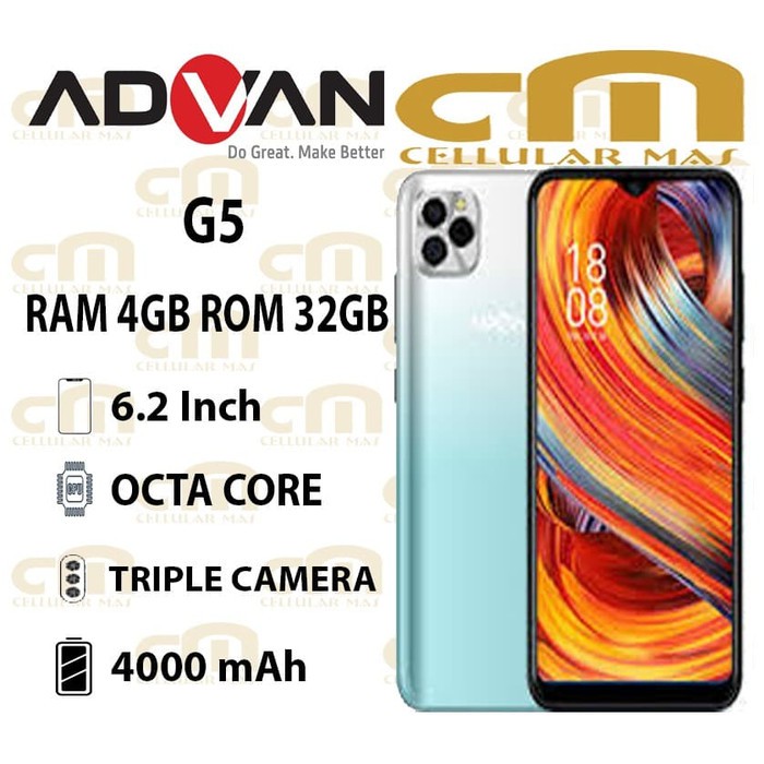 Advan G5 4/32 RAM 4GB ROM 32GB GARANSI RESMI ADVAN