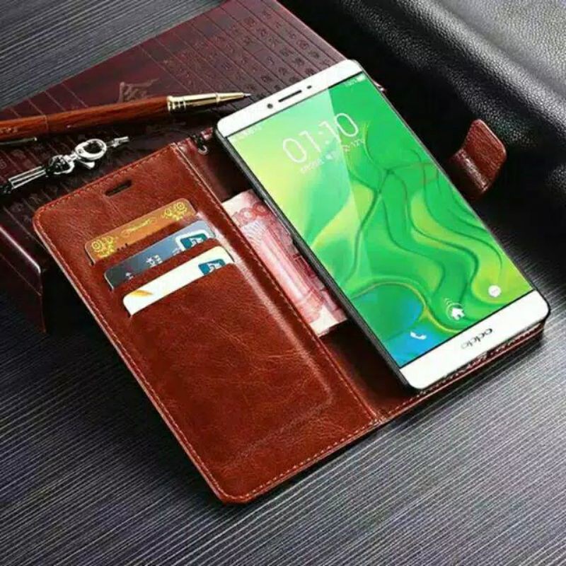 Flip Cover Xiaomi Poco X3 nfc/ M3 2020 VISEAON Flip Sarung buku Leather Case  X3nfc