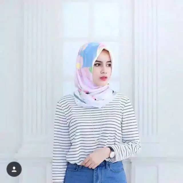 Atasan stevy panjang salur size L/Stevia/stevie/stevi SIZE L