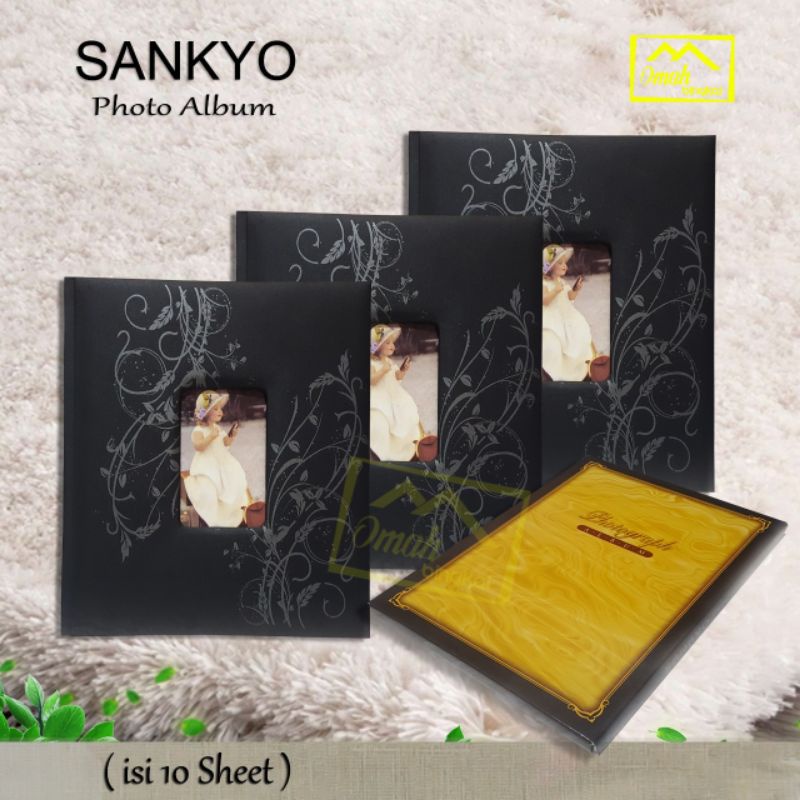 Album foto Magnetik 3R-10R / Sankyo Isi 10 Sheet