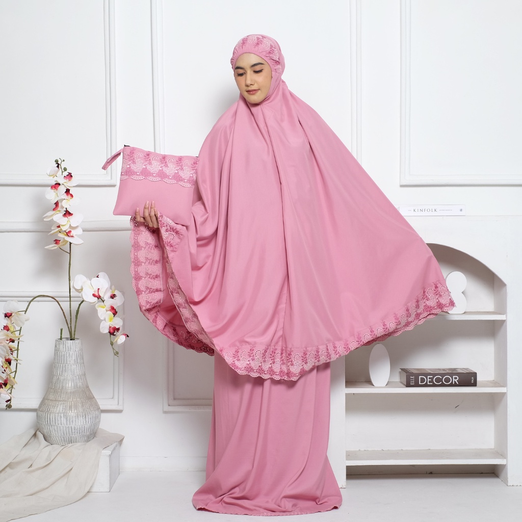 Mukena Dewasa Khadijah Katun Mikro Premium