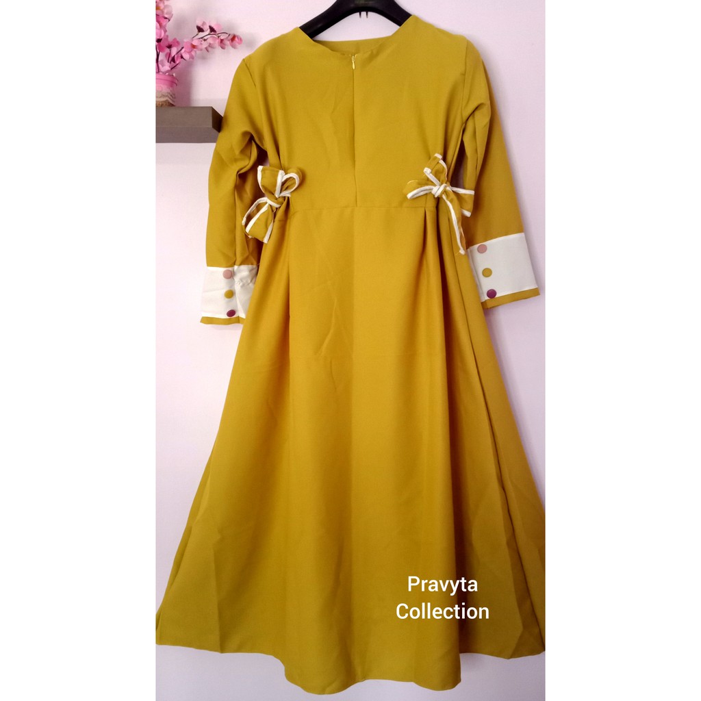 Gamis Nesa / Dress Nesa Moscrepe Best seller