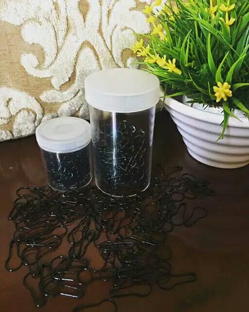 100pcs Peniti Bohlam/labu Silver Anti Nyangkut