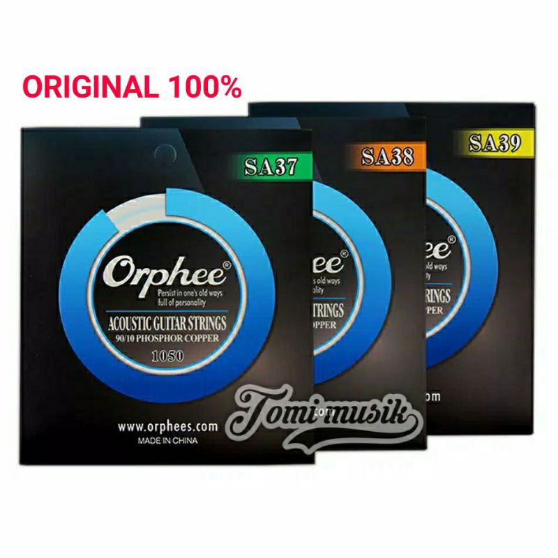 SENAR GITAR AKUSTIK ORIGINAL ORPHEE STRINGS SA37 SA38 SA39