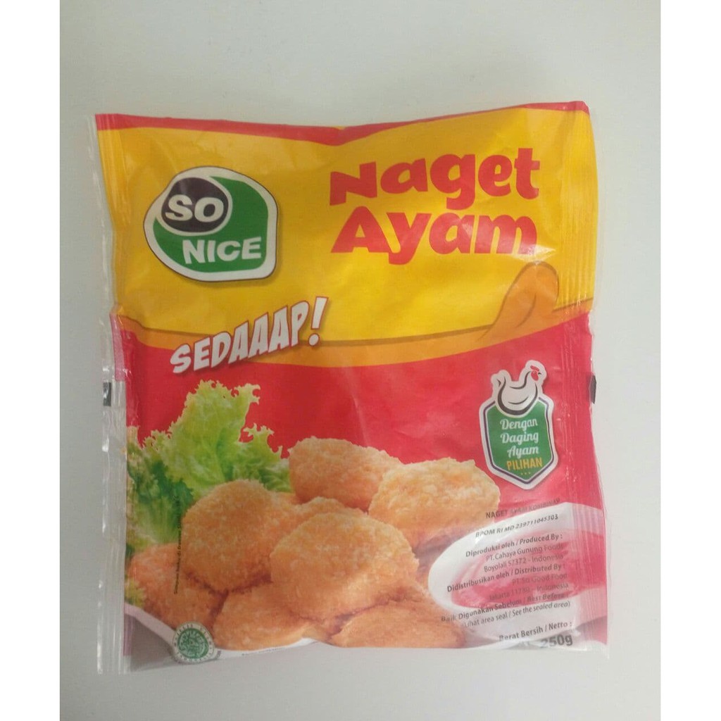 

So Nice Naget Ayam 250 gram