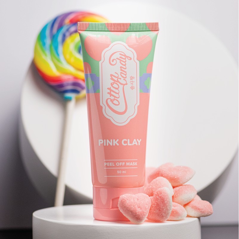 COTTON CANDY Pink Clay Peel Off Mask 50 ml