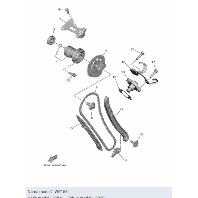 PEN AS GIGI SENTRIK DECOMPRESSION AEROX 2020 NEW NMAX NEW AEROX WR155 WR 155 ASLI ORI YAMAHA B6H E2288 01