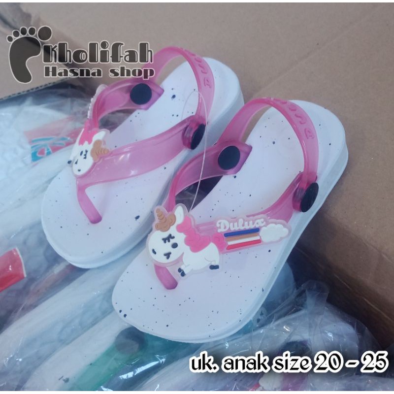 sandal anak jepit tali blakang unicon 20-25 330e