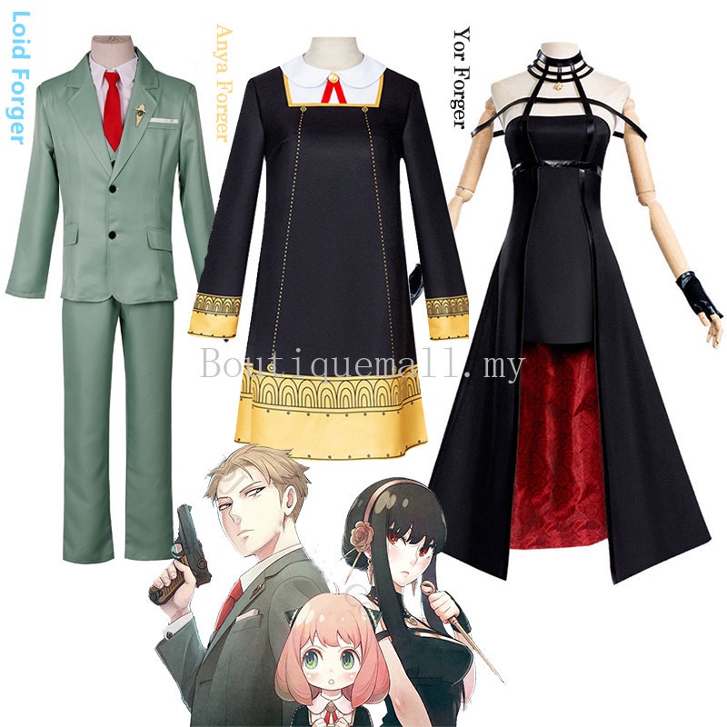 【QTakasi】Spy x Family Cosplay Costumes Twilight Cosplay Costume Anime anya forjer