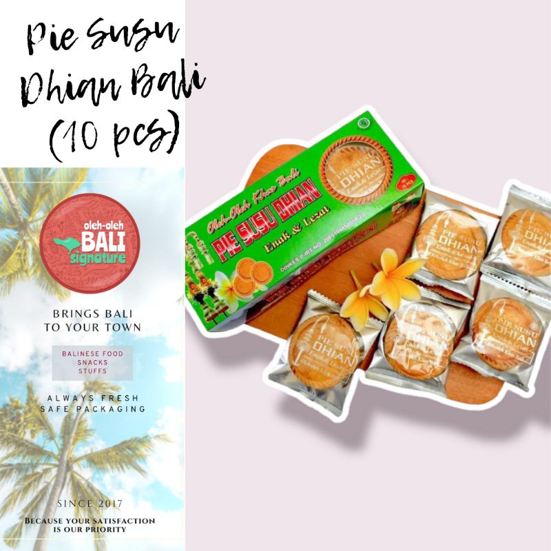 

Pie Susu Dhian Bali 10pcs (Original/Mix Rasa) (Fresh)