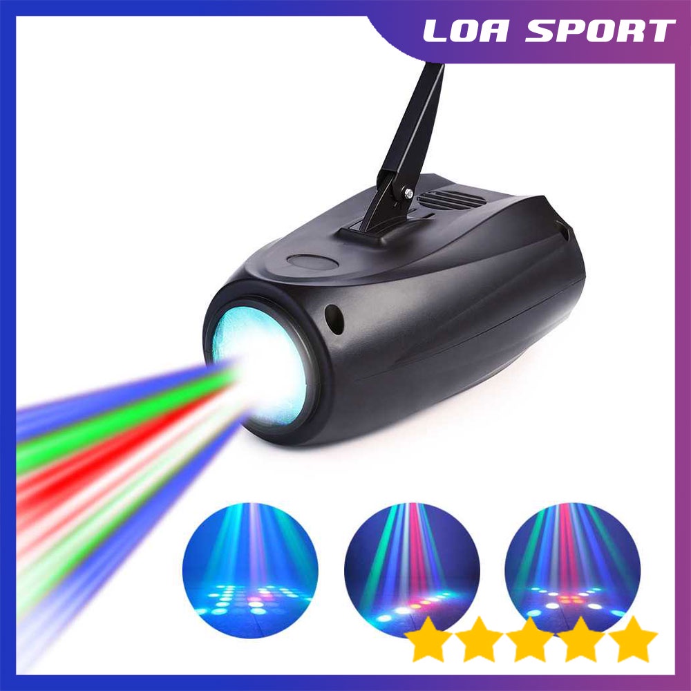 Lampu Laser Sorot Lighting Panggung Sound System 64 LED RGBW 10W