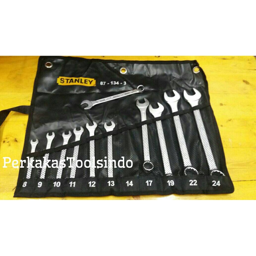 ORIGINAL Kunci Ring Pas Set Stanley 8-24mm (11Pcs) Murah
