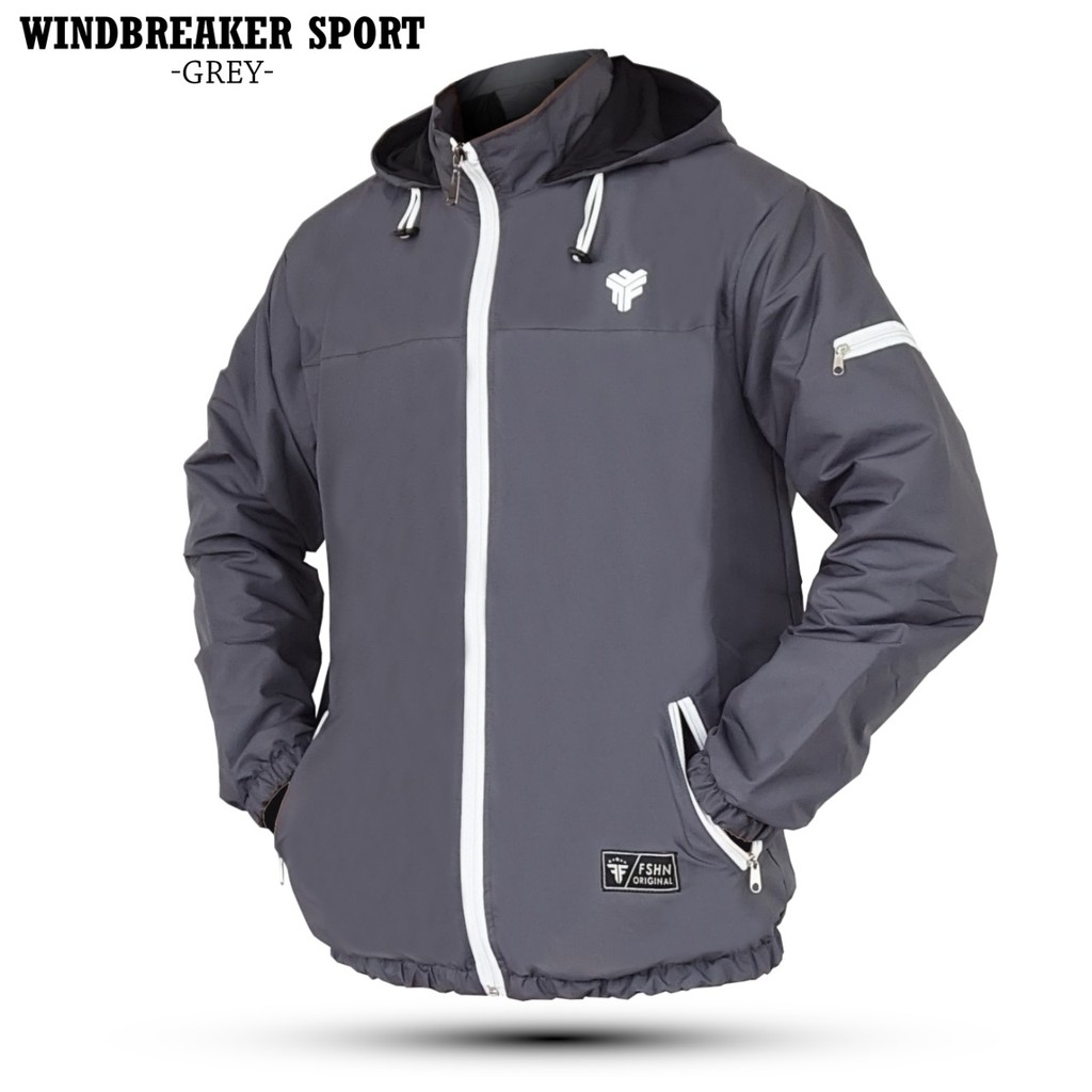 Jual Jaket Parasut Pria Windbreaker Sport Terbaru | Shopee Indonesia