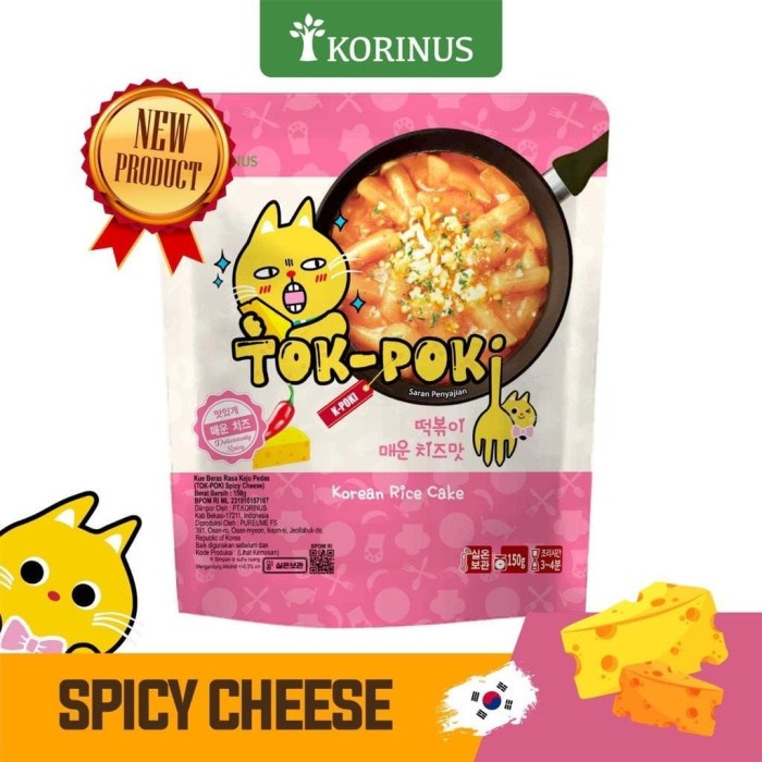 

⭐ COD ⭐ Korinus K - Bunsik Tokpoki / Tteokbokki / Toppoki SPICY CHEESE
