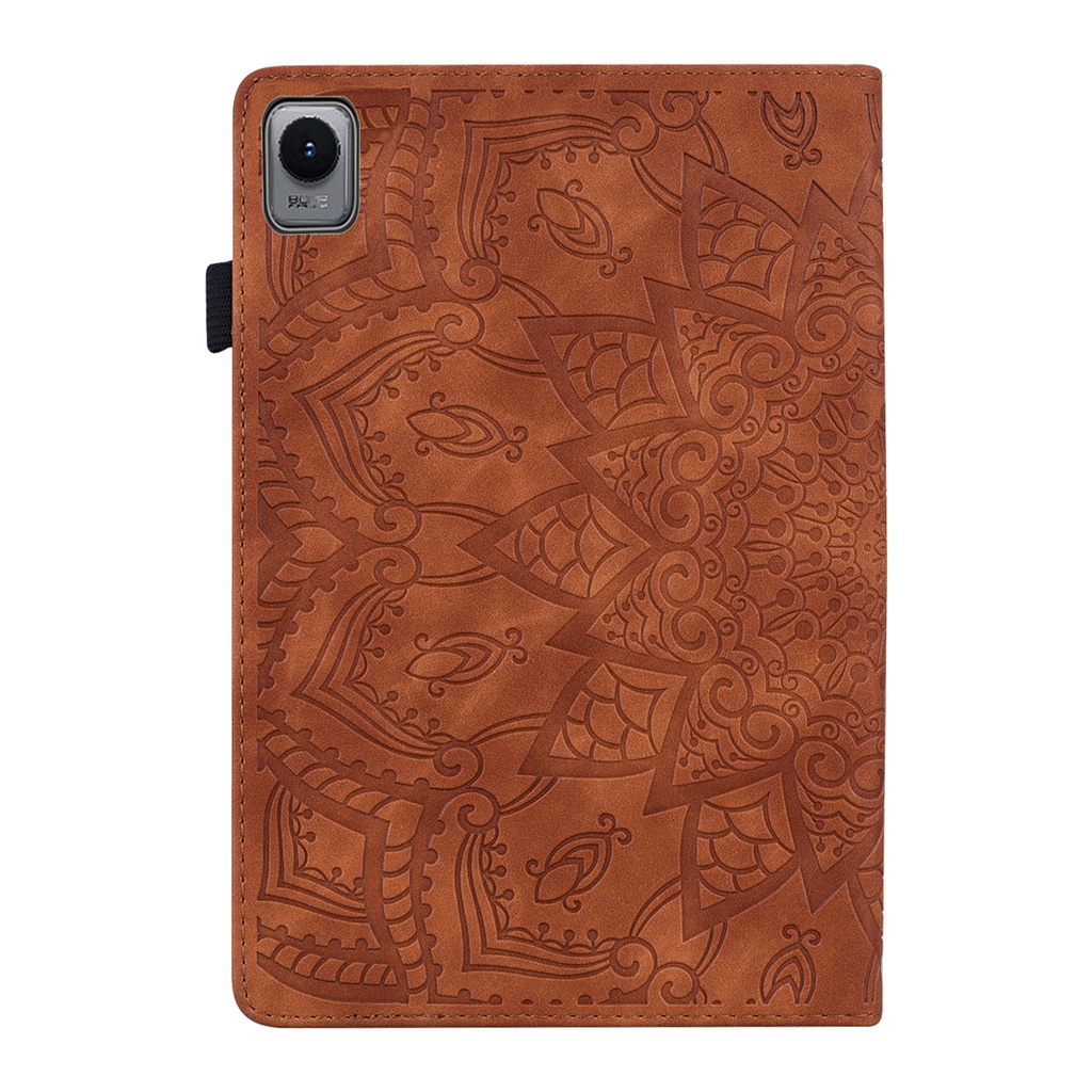 (Ready Spot) Casing Flipcase Realme pad mini (2022) 8.7 &quot;RMP2105 Bahan Kulit Motif Emboss Mandala 3D