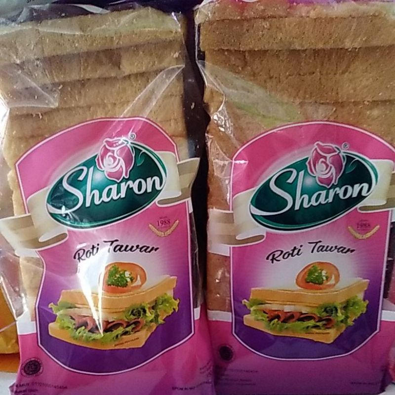 Sharon Toast kuning (14 lbr)  dan sharon roti Tawar pink 2 varian