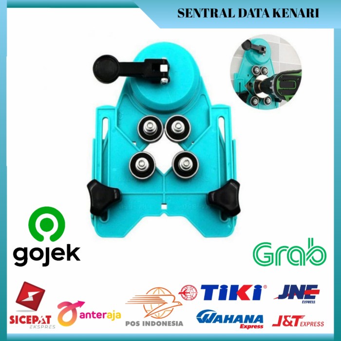 dudukan mata bor hole saw kaca keramik / diamond hole saw jig