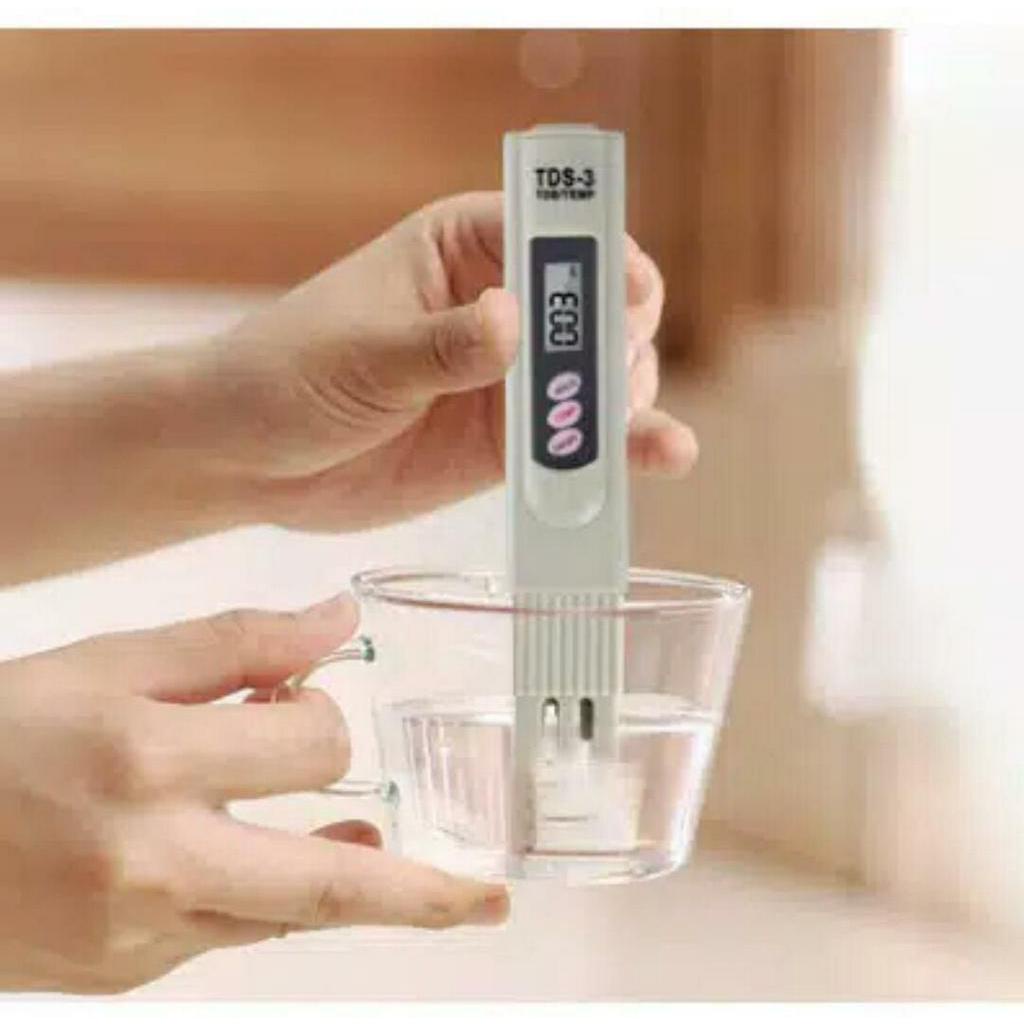 Tds Meter BONUS 2 BATERAI CADANGAN Alat ukur air Nutrisi pupuk hidroponik / PPM HIDROPONIK