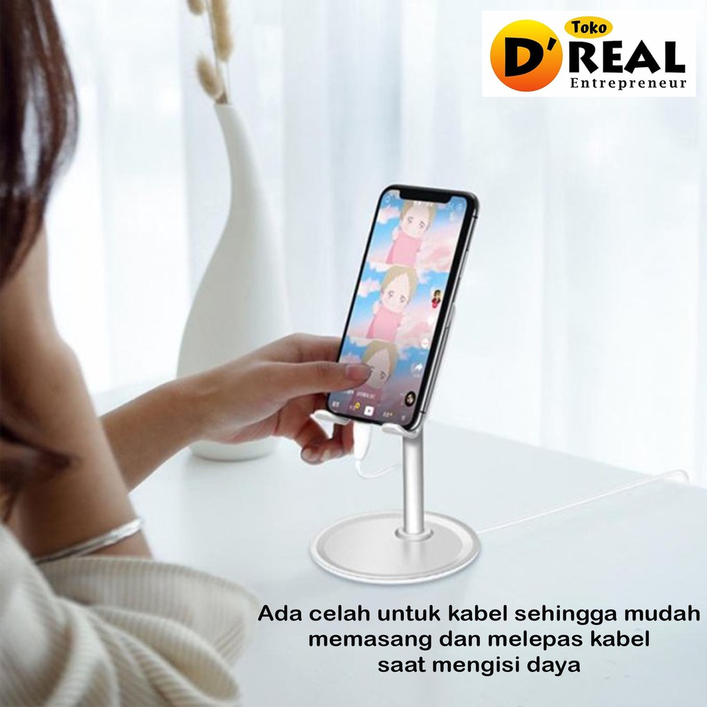 DUDUKAN HANDPHONE &amp; TABLET DESKTOP SUPPORT HOLDER K1