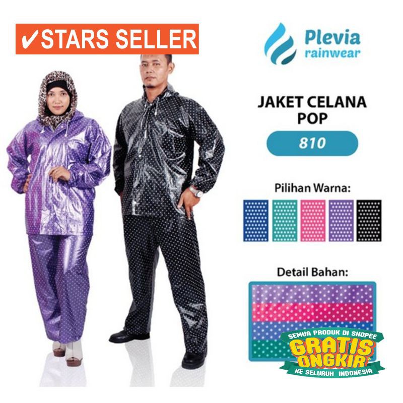 JAKET TERKEREN COWOK CEWEK  JEANS  BIOBLITZ / MUSIM HUJAN // JAS HUJAN PLEVIA 810 PRIA WANITA