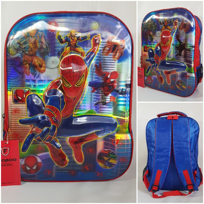 Tas Ransel Anak Fooboo Captain America dan Spiderman