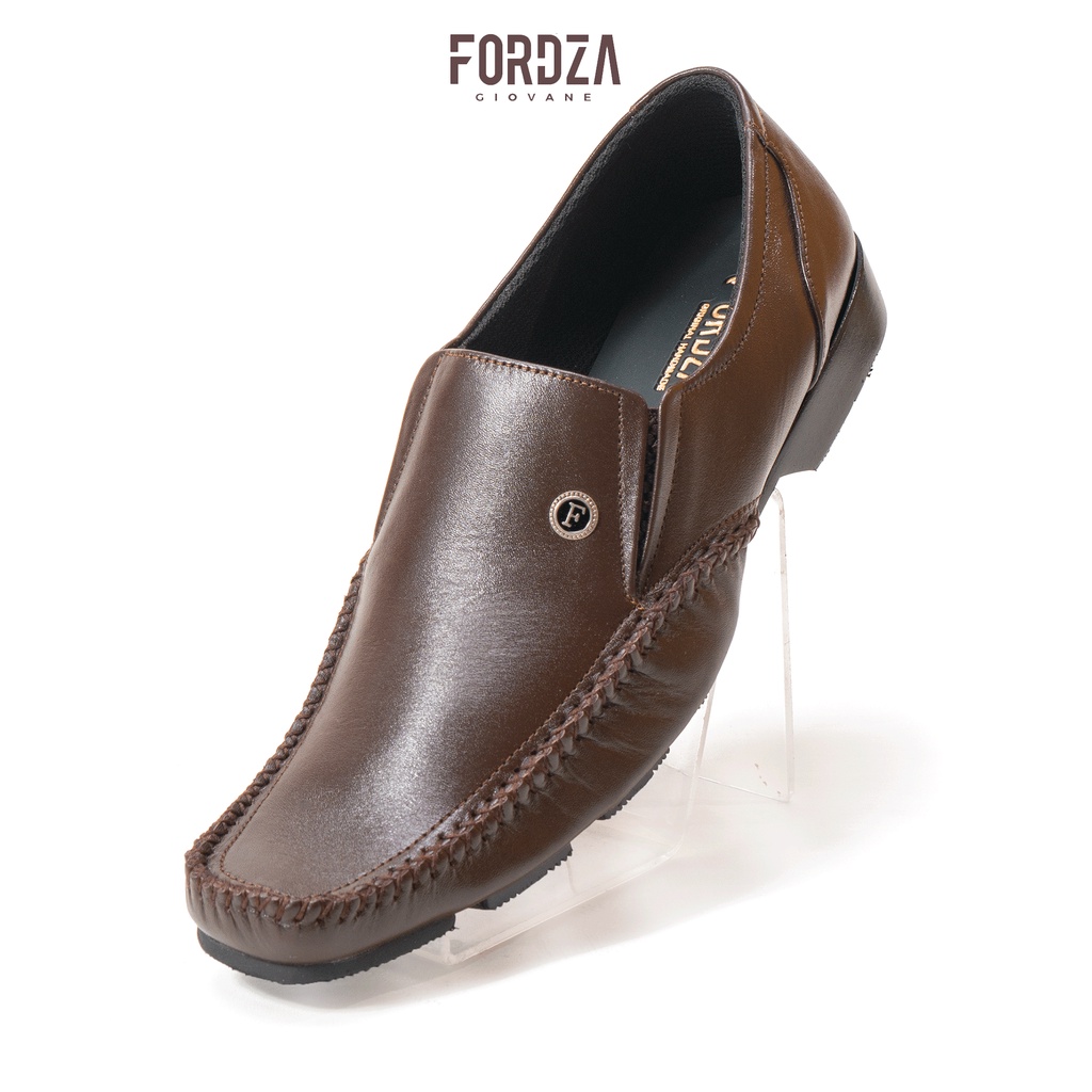Sepatu Pantofel Pria Kulit Asli Formal Comfort Slim Style Fordza 2081