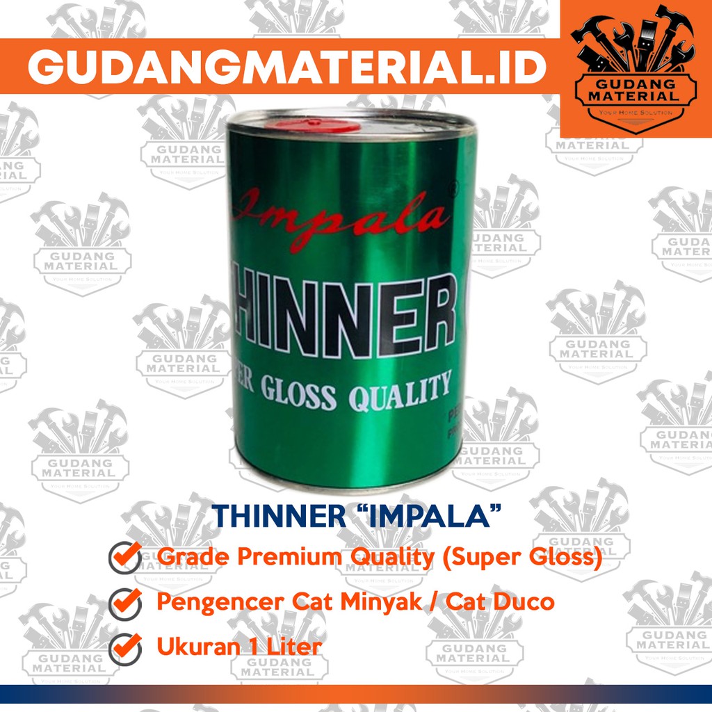 

THINNER SUPER GLOSS | THINNER PENGENCER CAT MINYAK BESI, KAYU 1Liter