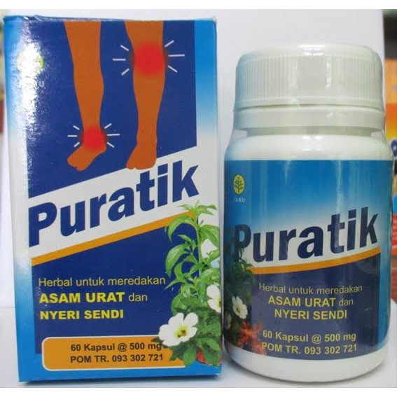 Kapsul Puratik Herbal Asam Urat Nyeri Sendi Herbal Insani Original Shopee Indonesia