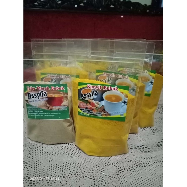 

jahe merah bubuk,kunyit bubuk instan