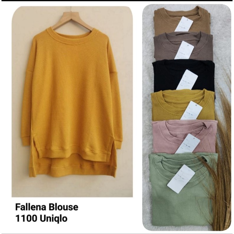 Kiran_OLShopp / Fallena Blouse UniqLo Ori By Clarke