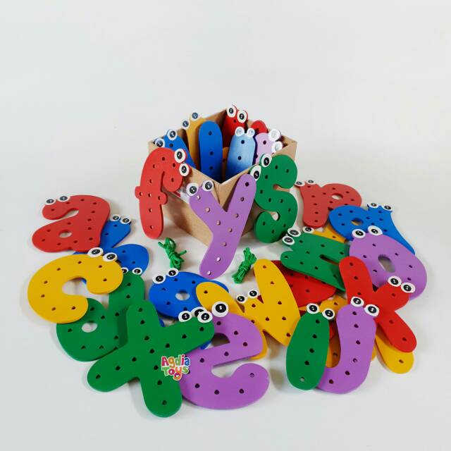 Agdia Toys Menjahit Huruf Kecil