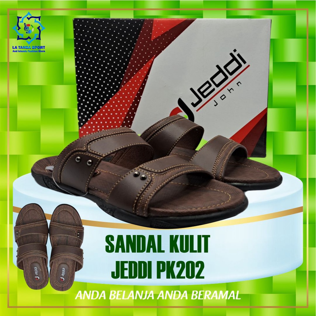 SANDAL KULIT JEDDI PK 202 TERBARU