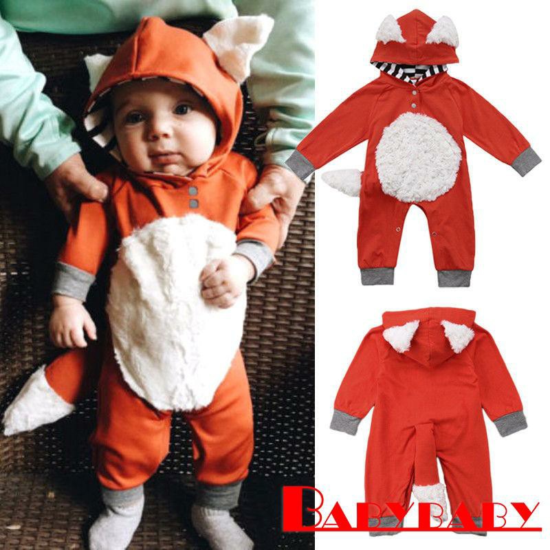 Cosplay Baby Kostum Bayi Baru Lahir Rubah Baju Monyet Jumpsuit