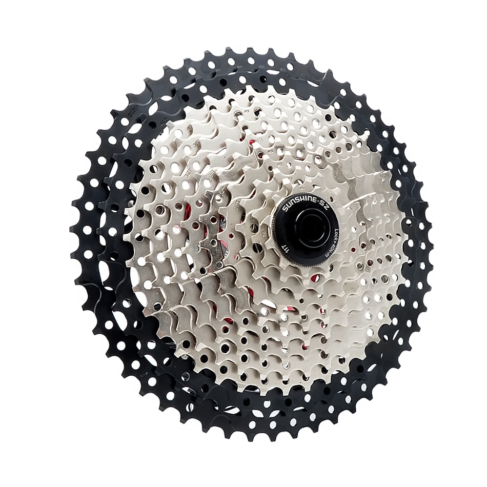 SUNSHINE MTB Cassette 9/10 Speed 42/46/50 Mountain Bicycle Freewheel Sprocket For Shimano/SRAM