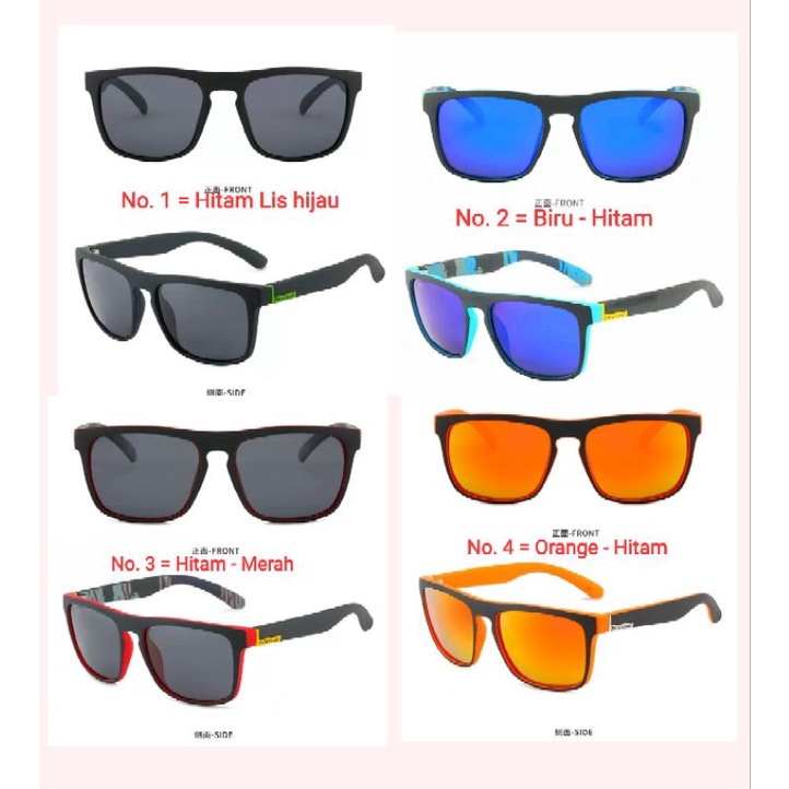 Kacamata Polarized UV400 Kacamata Aviation Kacamata Sepeda Gowes Outdoor Sport D731