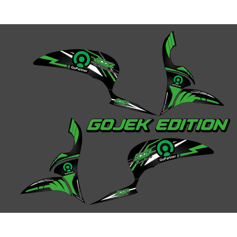 STRIPING STIKER HONDA SCOOPY OJOL EDITION