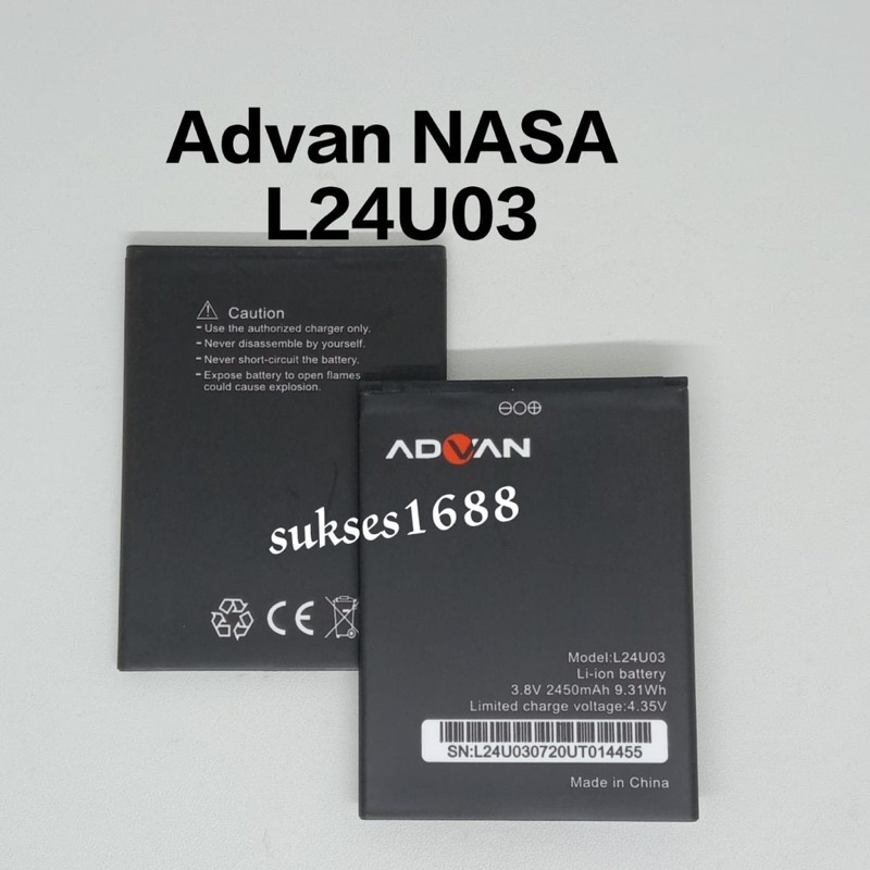 PROMO BATERAI ADVAN NASA L25U03 ORIGINAL DOUBLE IC