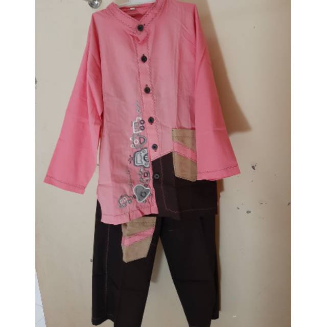 Baju muslim anak merk dannis cuci gudang