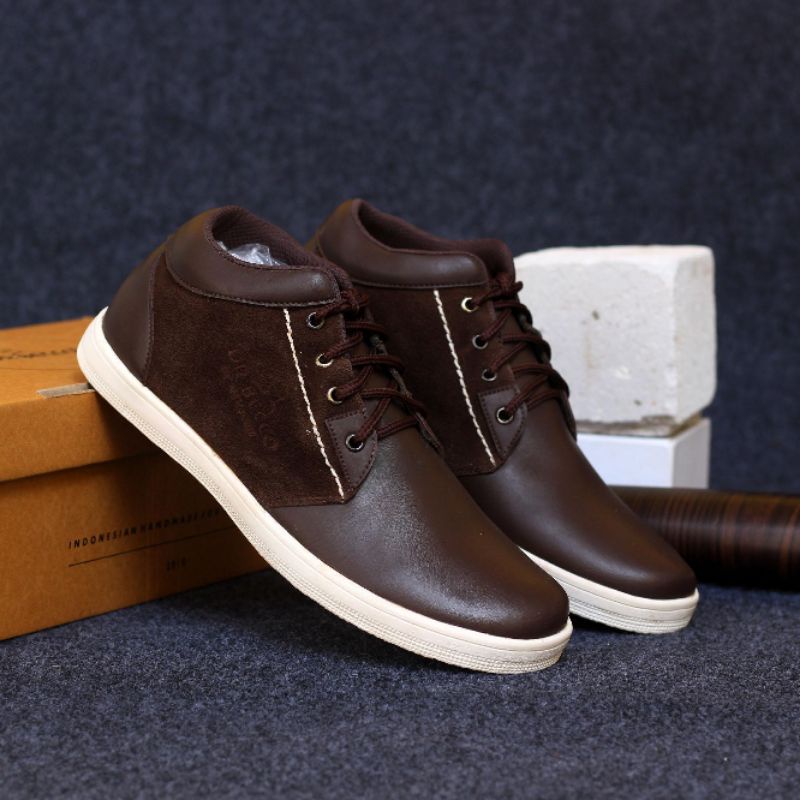 Semi Boot Pria - HARVES | Sepatu Loafers Formal Original Distro Dr Becco Kampus Kerja Gaya Jalan2 Santai