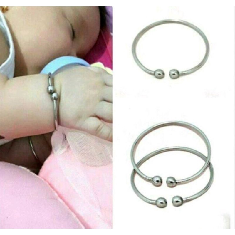 Gelang bayi/ gelang monel bayi/ gelang bayi anti karat