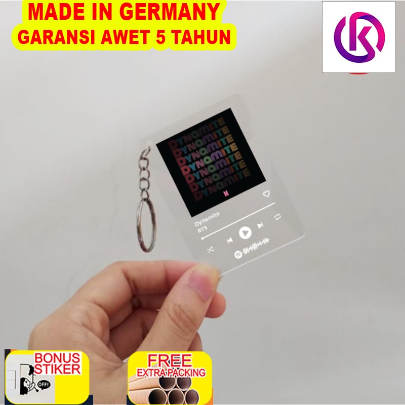

Murah Akrilik Spotify UV Print Keychain 7x5 | Gantungan Kunci Spotify
